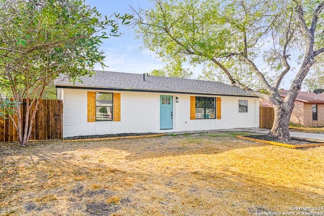 view of ranch-style home