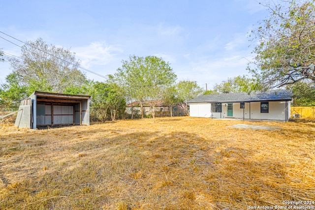 view of yard