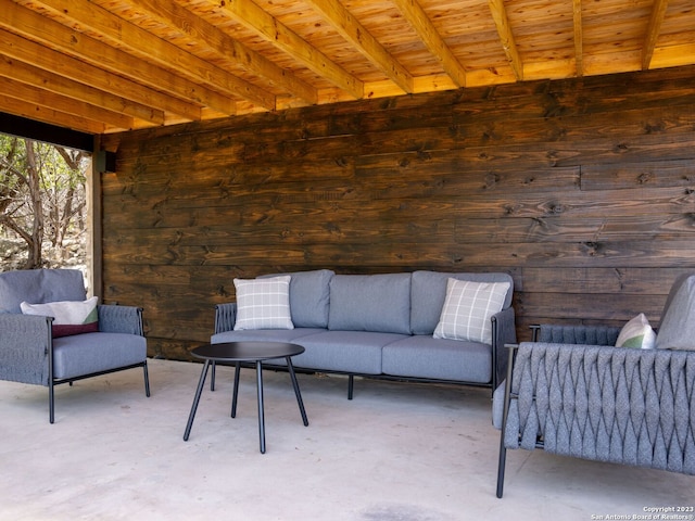 1941 Lakeshore Dr, Canyon Lake, TX 78133 - view of patio with outdoor lounge area