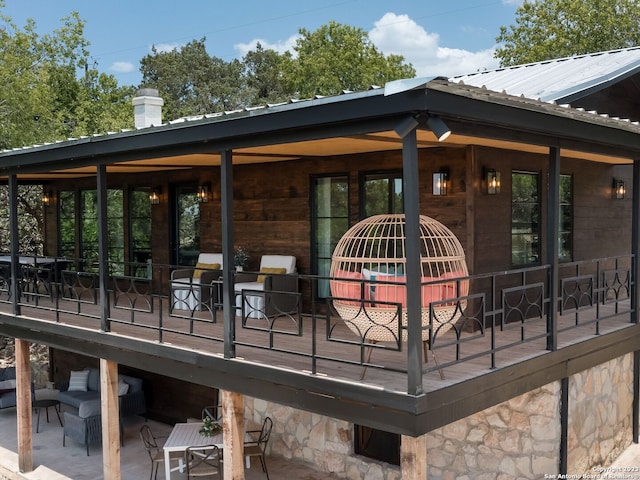 1941 Lakeshore Dr, Canyon Lake, TX 78133 - deck with a patio