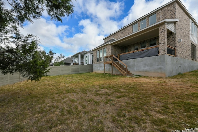 323 Sugarcane, New Braunfels, TX 78132 - view of yard with stairway