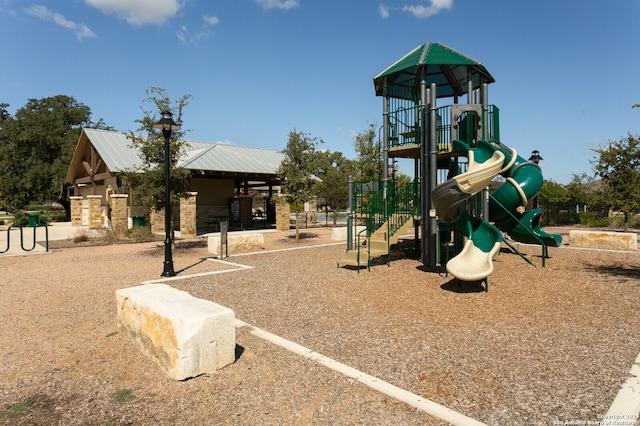 view of play area