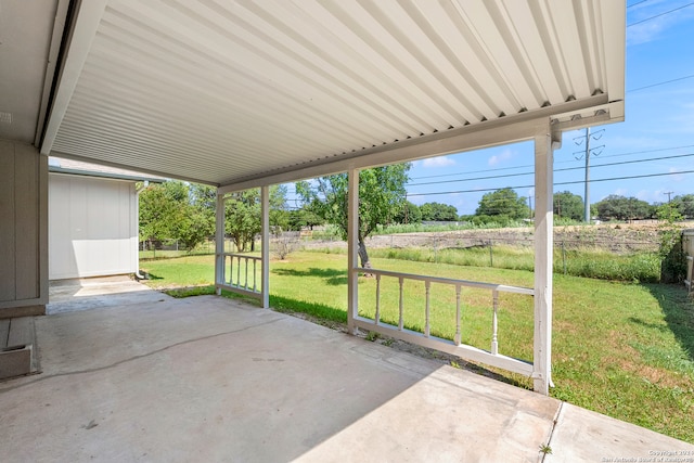 view of patio