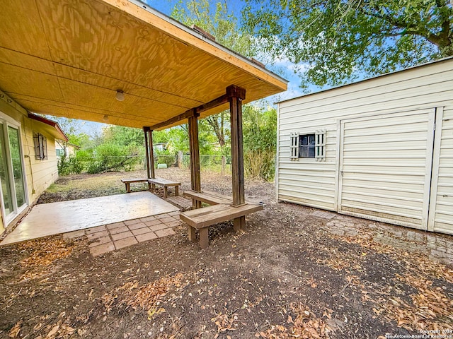 view of patio