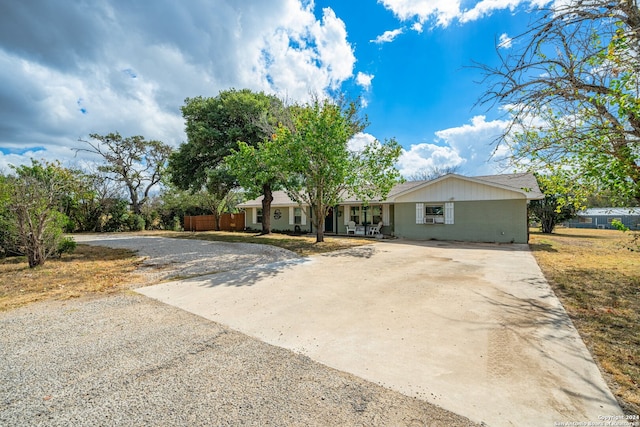 view of ranch-style house