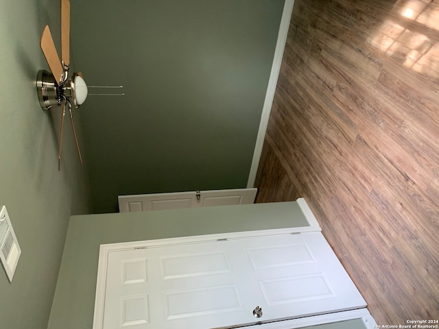 7007 Calle Aleman, San Antonio, TX 78252 - interior space with hardwood / wood-style flooring and wood walls