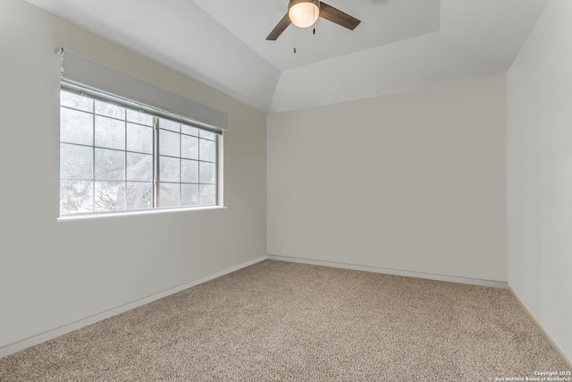2210 Postoak Ct, San Antonio, TX 78248 - unfurnished room with carpet floors, plenty of natural light, a ceiling fan, and baseboards