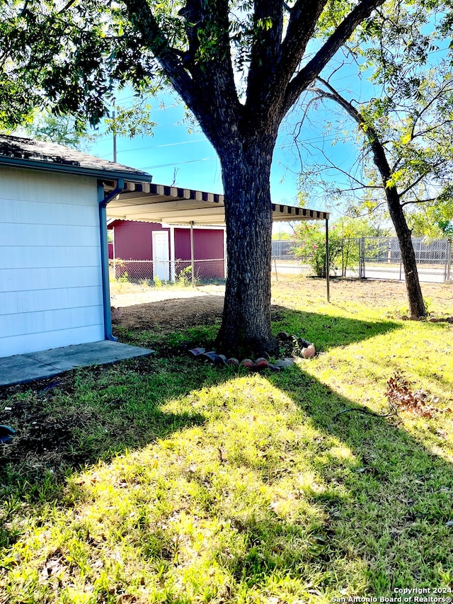 view of yard