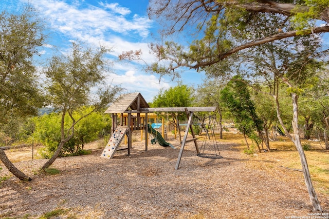 view of play area