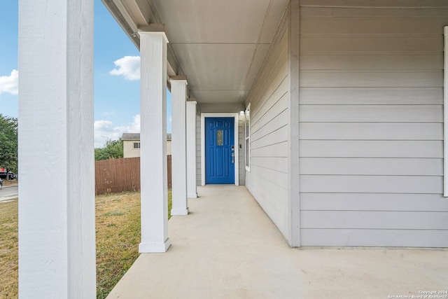 view of entrance to property