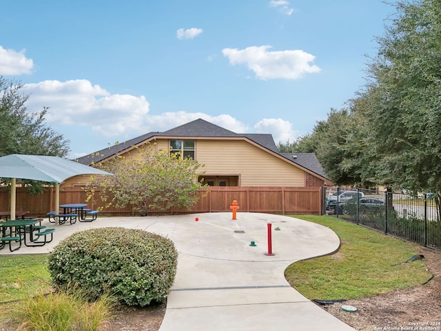 exterior space with a patio area