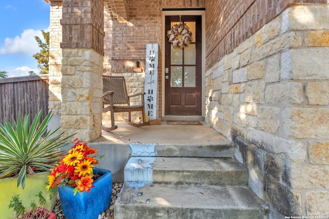 view of entrance to property