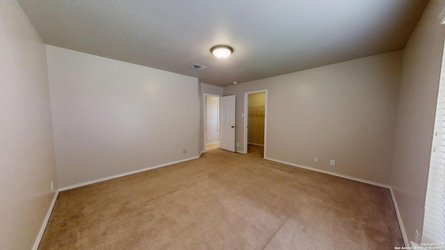 empty room with light carpet