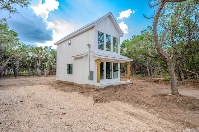 view of property exterior