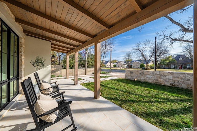 706 W Creek, Fredericksburg, TX 78624 - view of patio