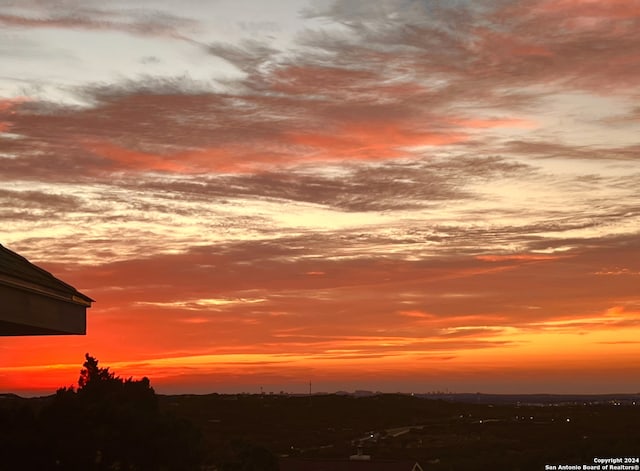 view of nature at dusk