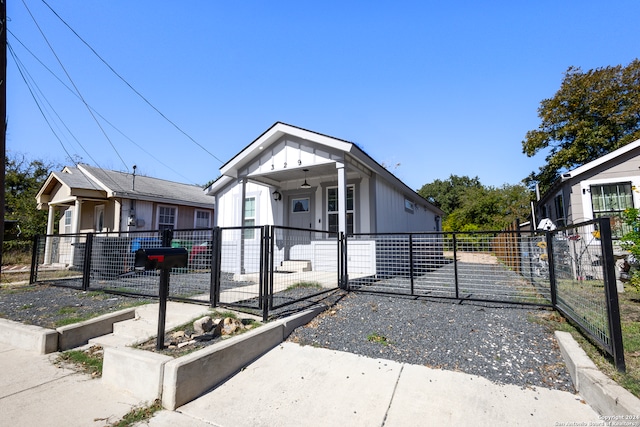 view of bungalow