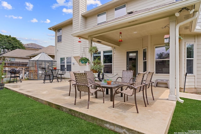 view of patio