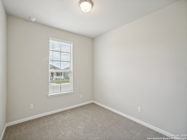 spare room featuring carpet floors