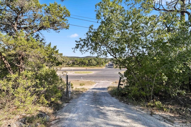 view of road