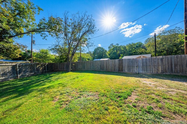 view of yard