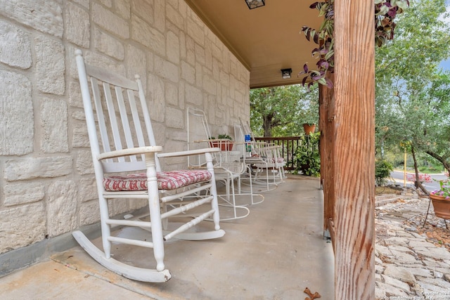 view of patio