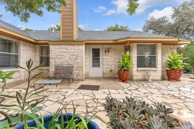 exterior space with a patio area