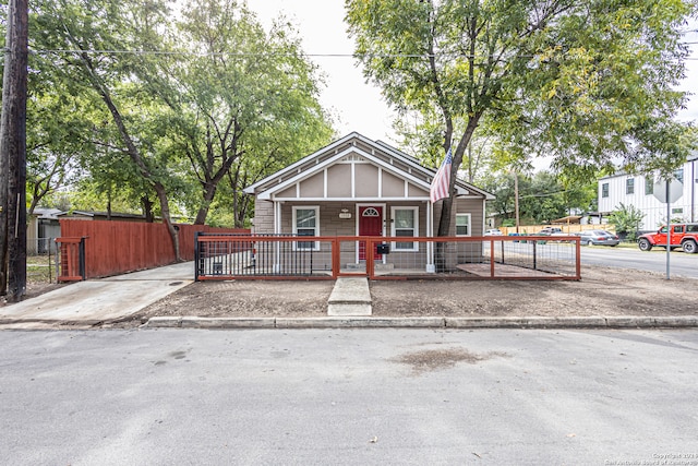 view of front of house with a porch