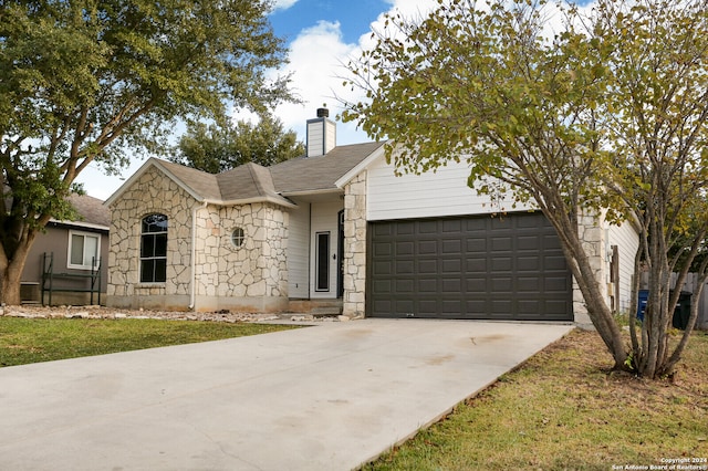 ranch-style house with a garage