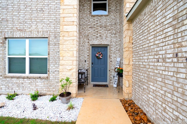 view of entrance to property