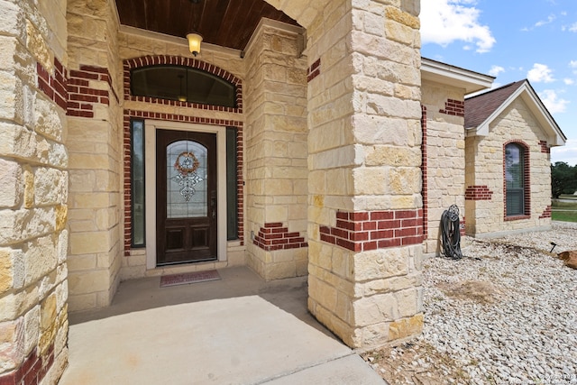 view of entrance to property