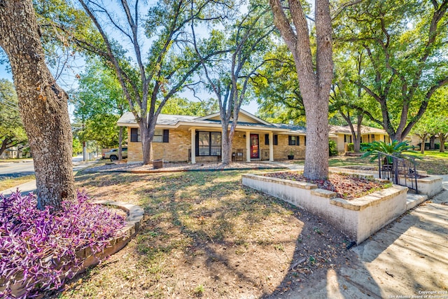 view of ranch-style home