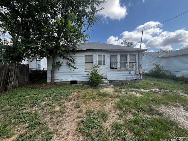 view of rear view of house