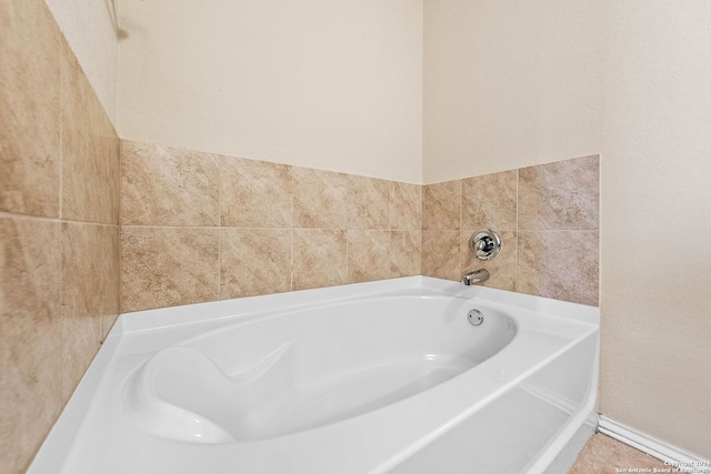 bathroom with a bathing tub