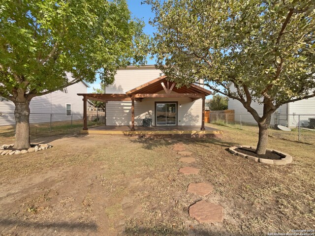 view of rear view of property