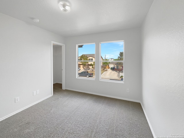 empty room with carpet floors