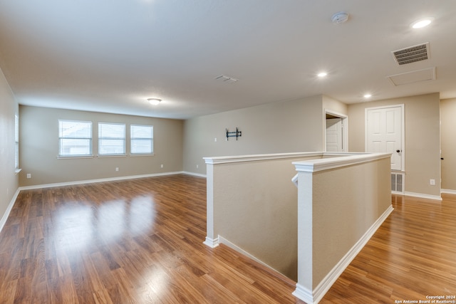 interior space featuring hardwood / wood-style floors