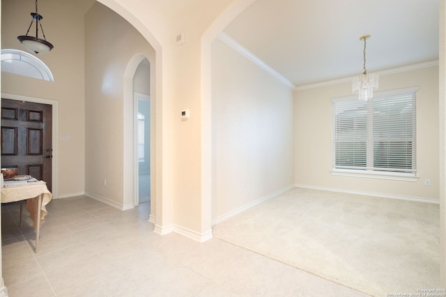 7270 Lunar Eclipse, Converse, TX 78109 - entryway with ornamental molding, baseboards, and arched walkways