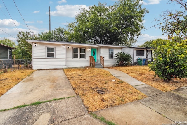 view of front of home