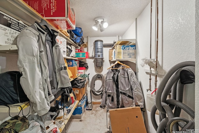 view of storage room