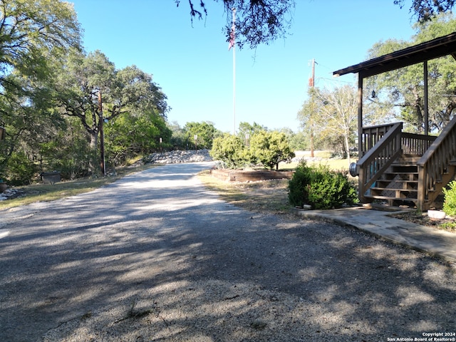 view of road