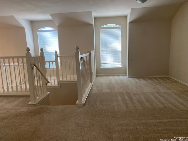 corridor featuring carpet floors