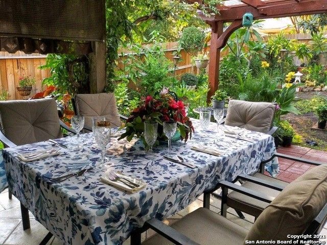 5306 Stormy Breeze, San Antonio, TX 78247 - view of patio / terrace with a fenced backyard and a pergola