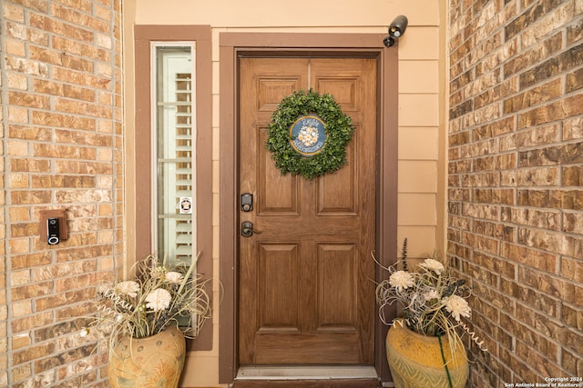 view of entrance to property