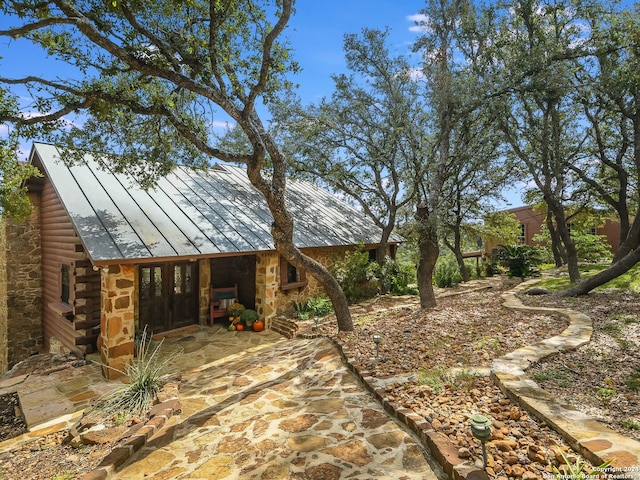 exterior space with a patio