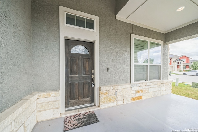 view of property entrance