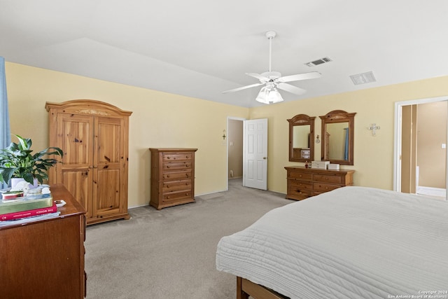 7303 Autumn Flower, Converse, TX 78109 - bedroom featuring light carpet and a ceiling fan