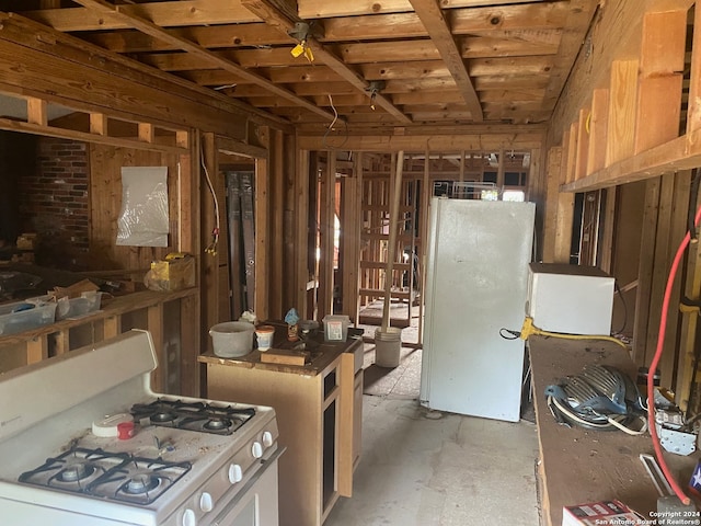 interior space with white appliances