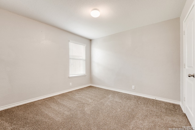 unfurnished room featuring carpet