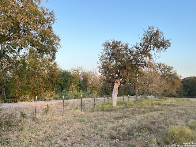 view of yard featuring a rural view